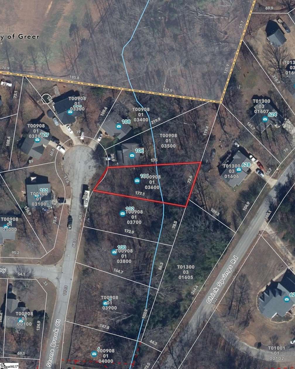 0.2 Acres of Residential Land for Sale in Taylors, South Carolina