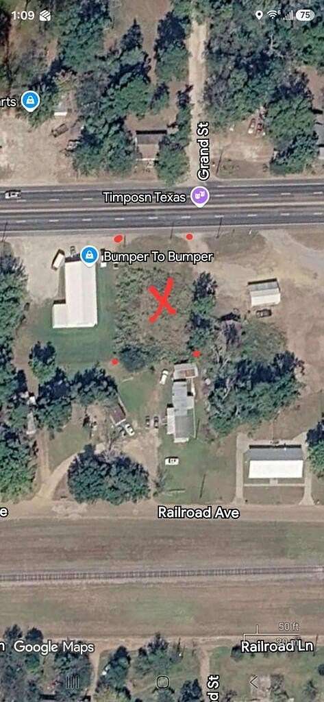 0.16 Acres of Commercial Land for Sale in Timpson, Texas