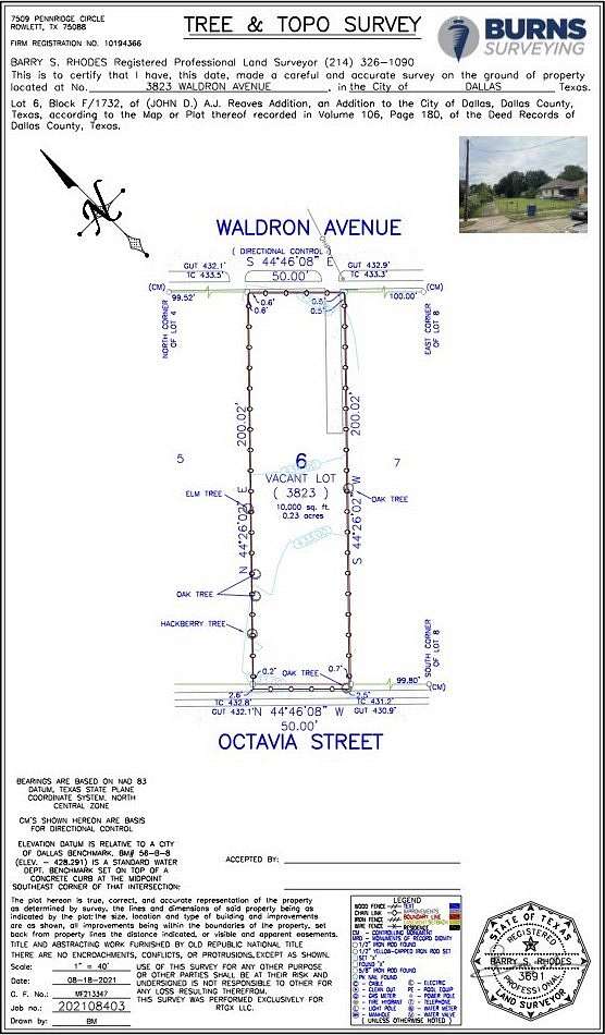 0.24 Acres of Residential Land for Sale in Dallas, Texas