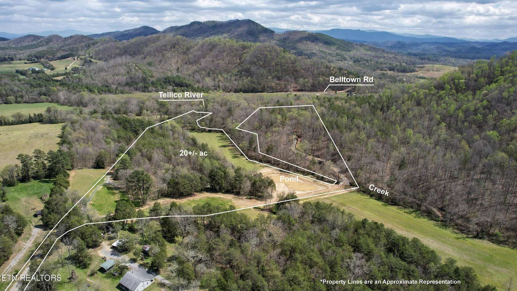 19.8 Acres of Land for Sale in Tellico Plains, Tennessee