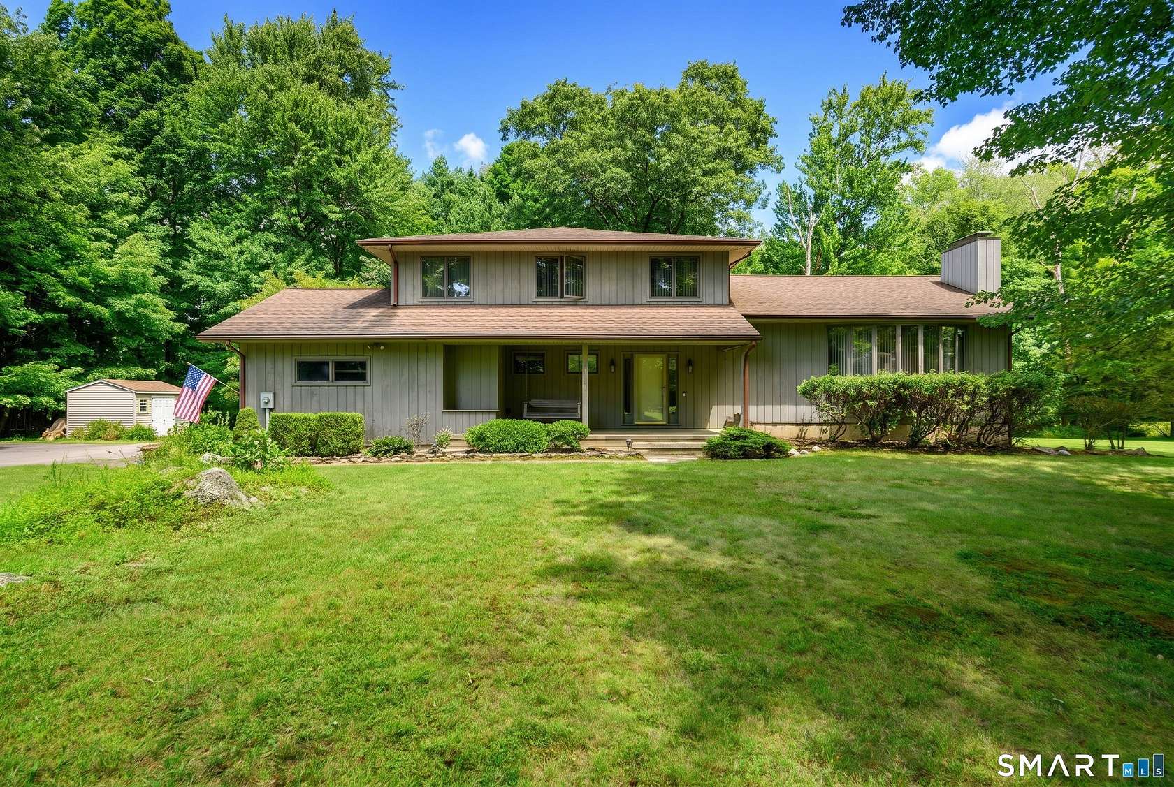 2 Acres of Land with Home for Sale in Redding, Connecticut