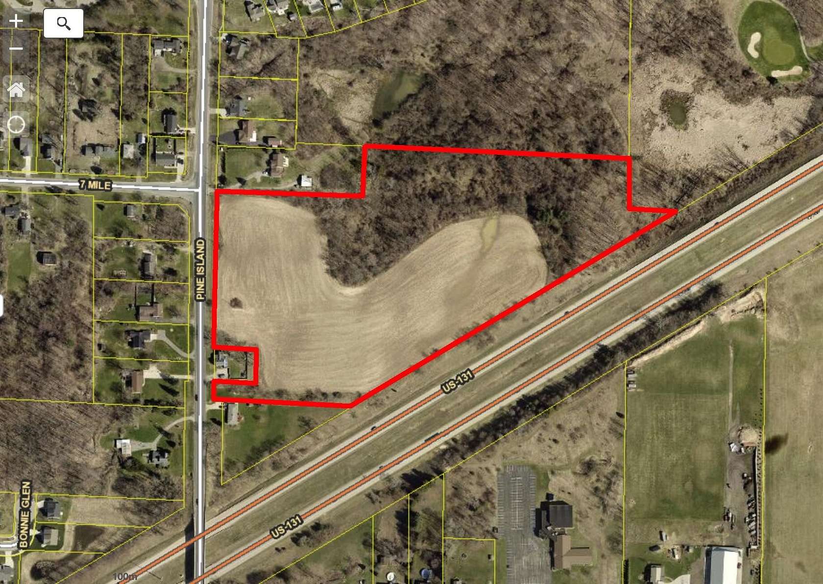 17.4 Acres of Land for Sale in Comstock Park, Michigan