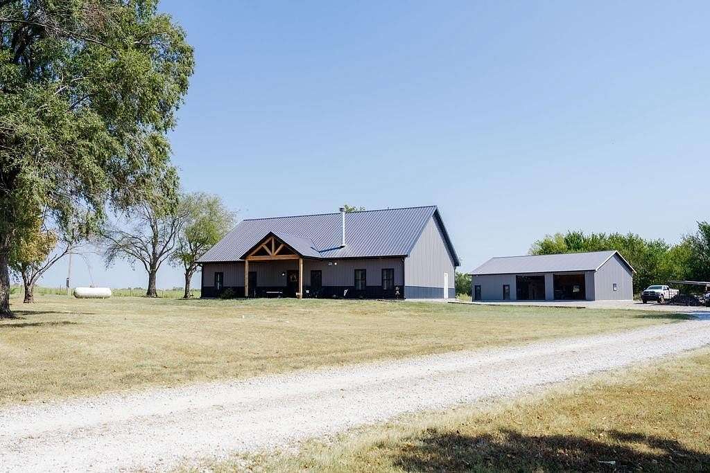 8.43 Acres of Land with Home for Sale in Altamont, Kansas