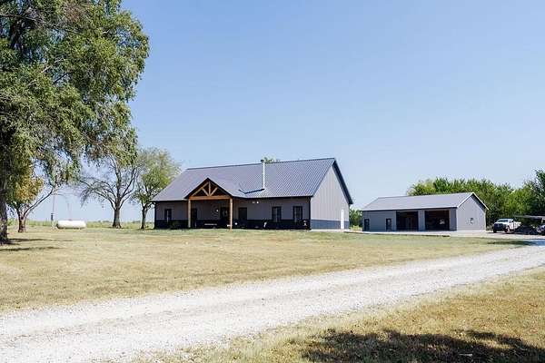8.43 Acres of Land with Home for Sale in Altamont, Kansas