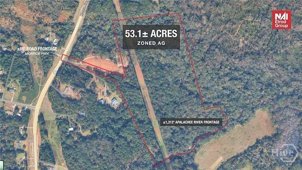 53.1 Acres of Land for Sale in Bethlehem, Georgia