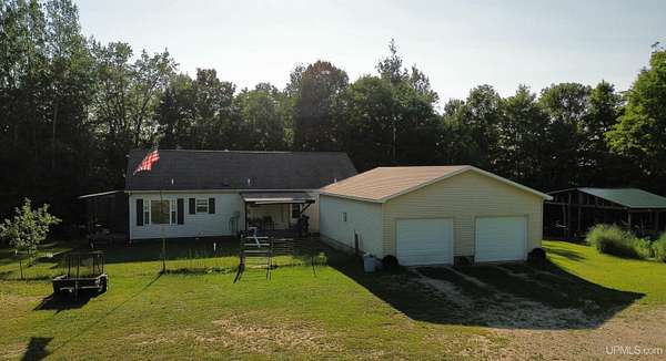 40 Acres of Recreational Land with Home for Sale in Gould City, Michigan