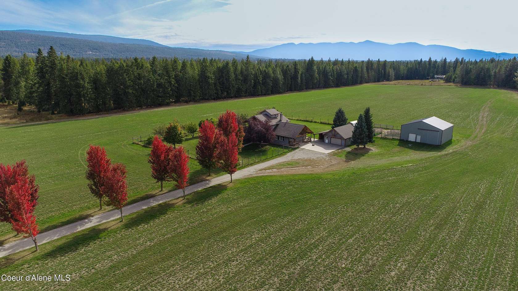 21.2 Acres of Agricultural Land with Home for Sale in Bonners Ferry, Idaho