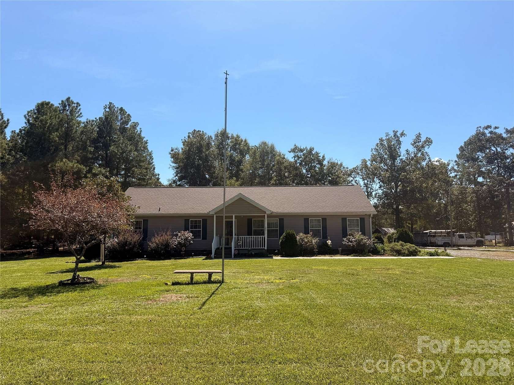 1.5 Acres of Land with Home for Lease in Marshville, North Carolina