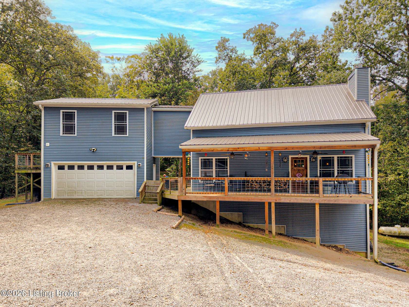 16.1 Acres of Land with Home for Sale in Bedford, Kentucky