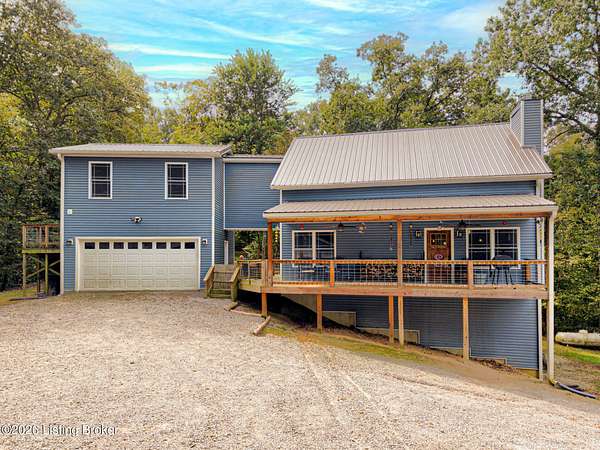 16.1 Acres of Land with Home for Sale in Bedford, Kentucky