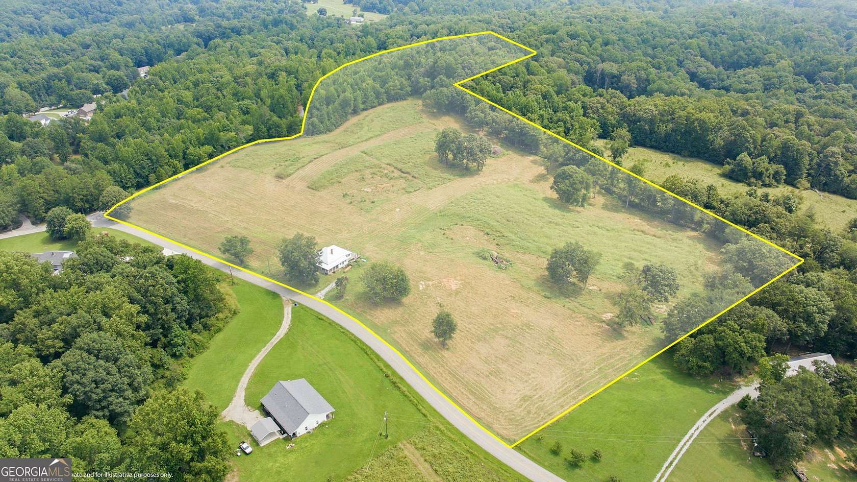 20.6 Acres of Agricultural & Residential Land for Sale in Lula, Georgia