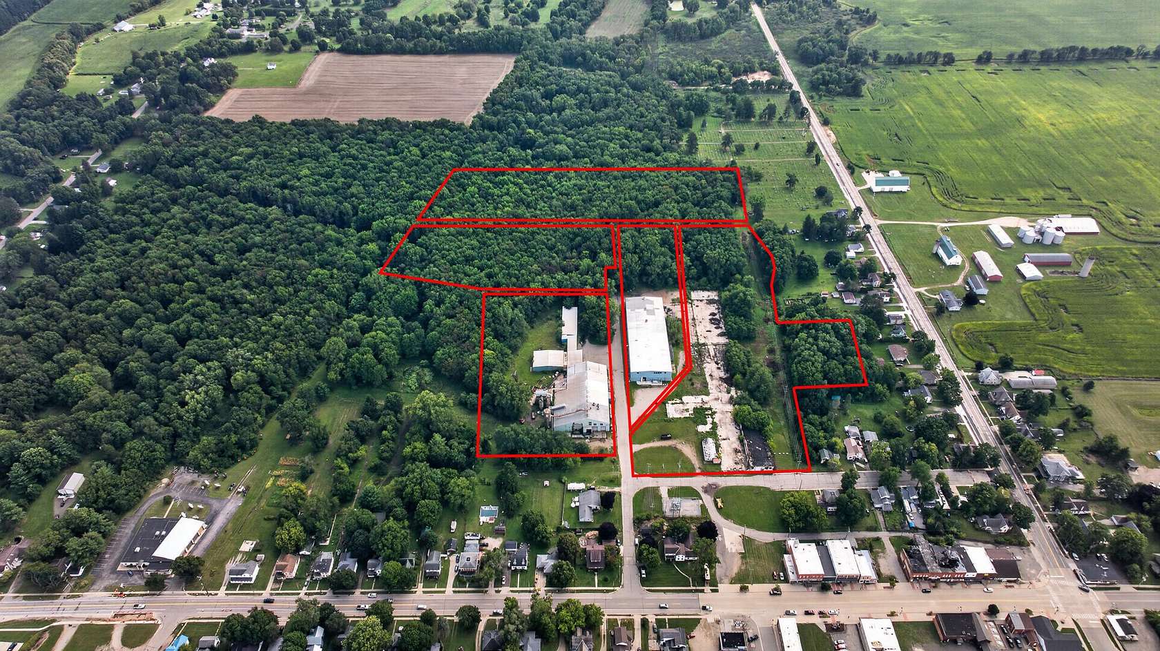 27.1 Acres of Improved Commercial Land for Sale in Springport, Michigan