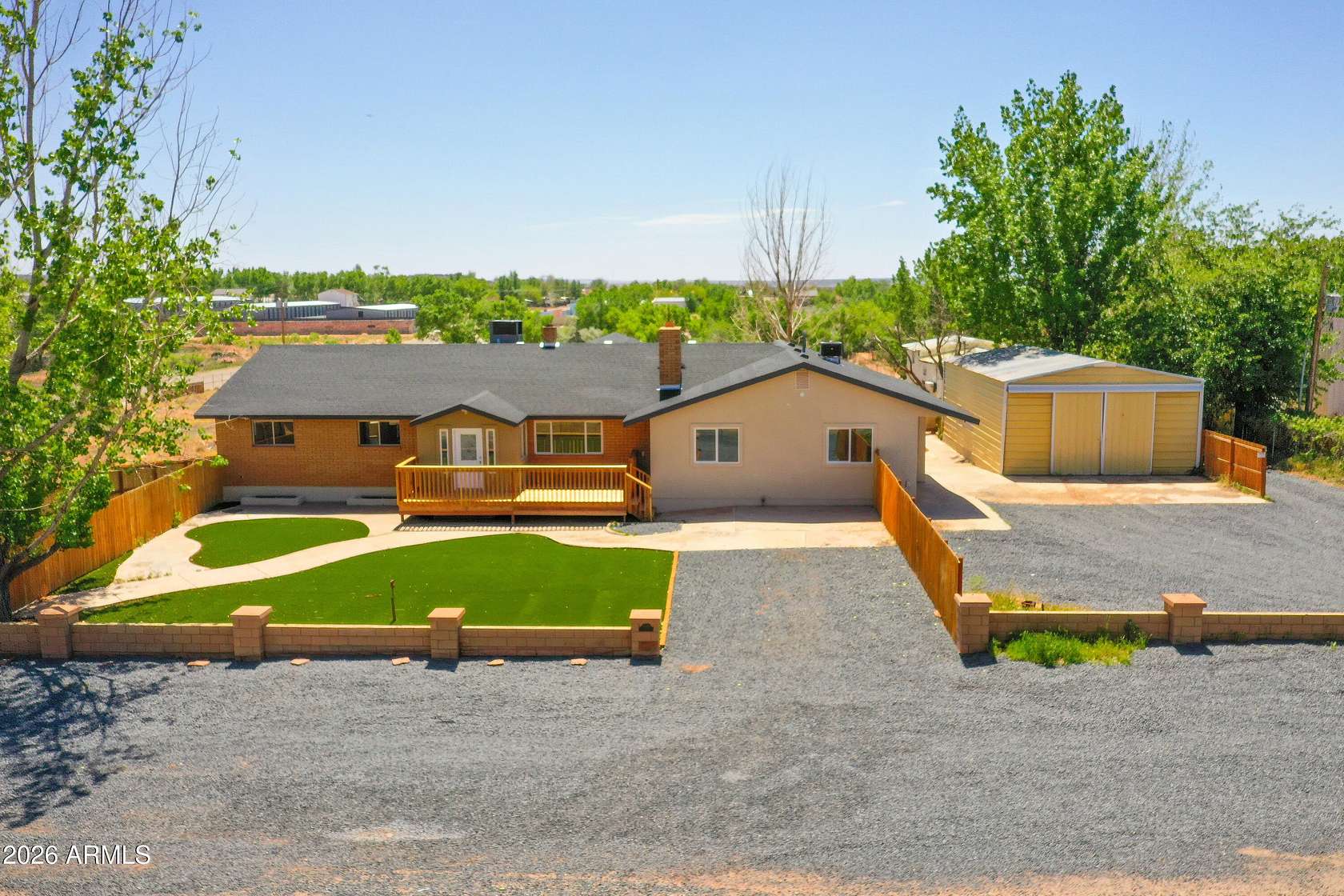 3.85 Acres of Land with Home for Sale in Colorado City, Arizona