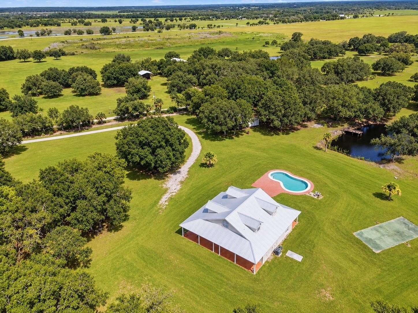 7.88 Acres of Land with Home for Sale in LaBelle, Florida