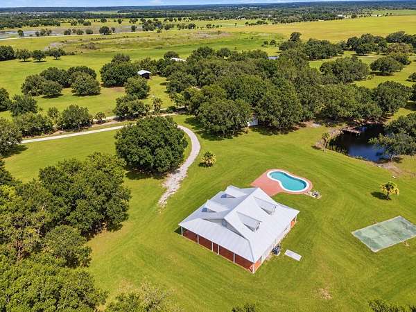 7.88 Acres of Land with Home for Sale in LaBelle, Florida