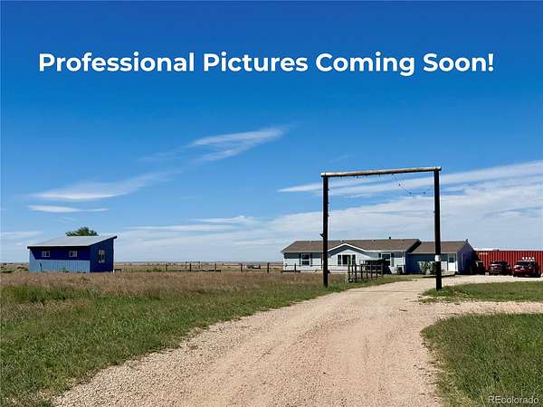 39.2 Acres of Land with Home for Sale in Byers, Colorado