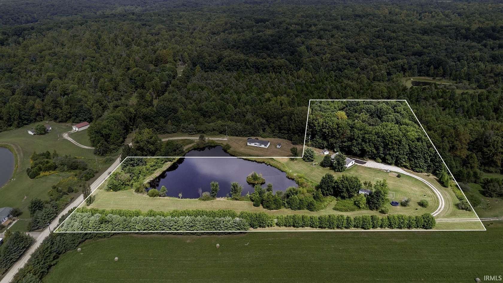 8 Acres of Land with Home for Sale in Freetown, Indiana