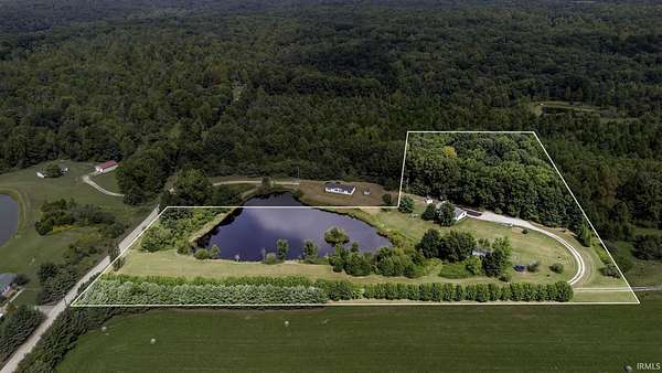 8 Acres of Land with Home for Sale in Freetown, Indiana