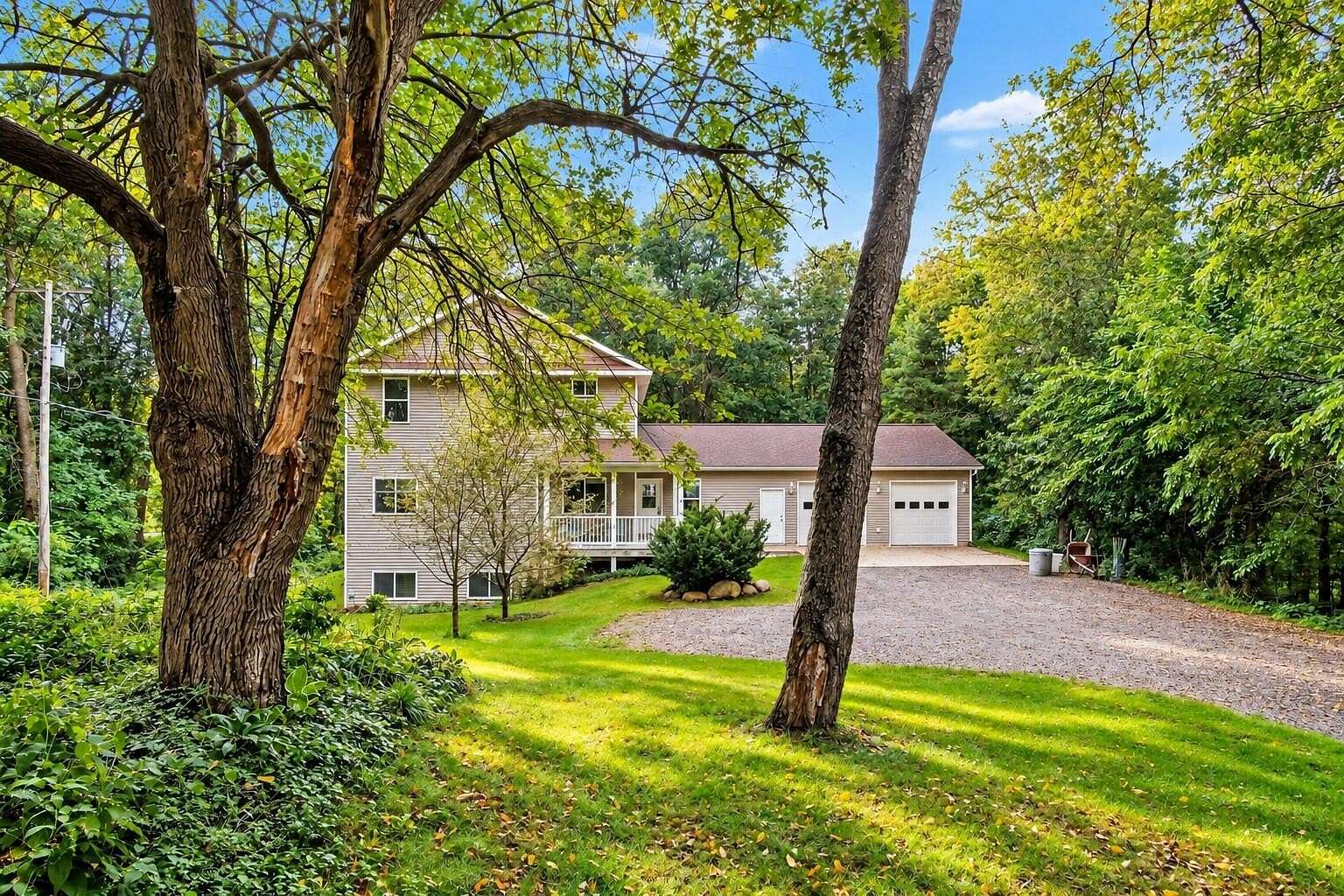 4.8 Acres of Land with Home for Sale in Lowell, Michigan