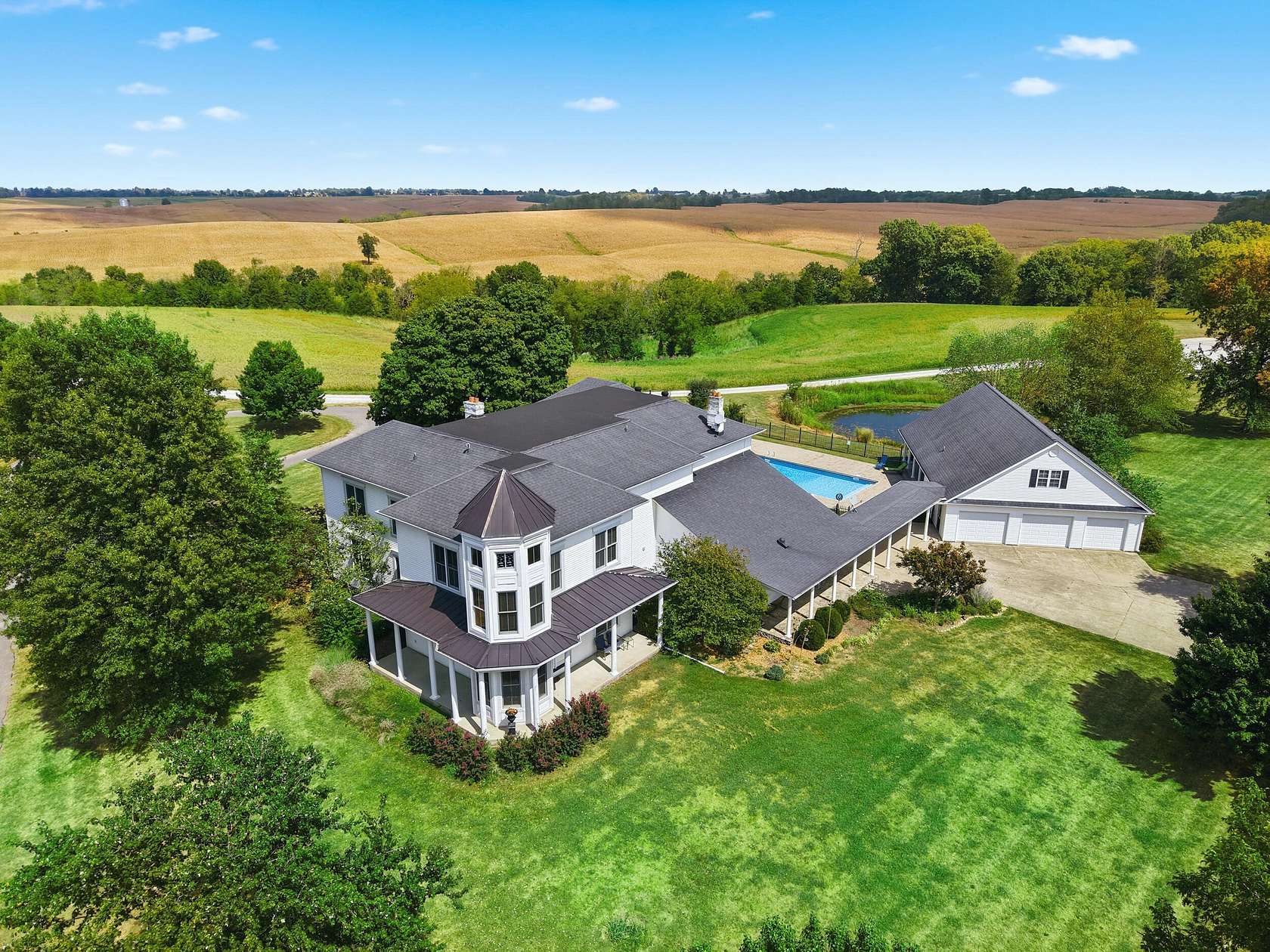 6.82 Acres of Land with Home for Sale in Springfield, Kentucky