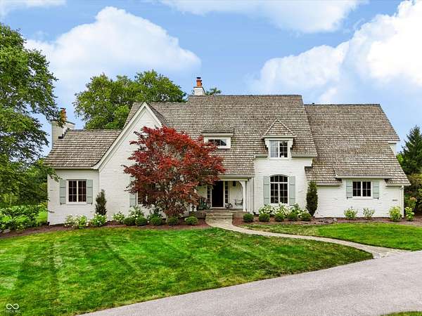 2.9 Acres of Land with Home for Sale in Zionsville, Indiana