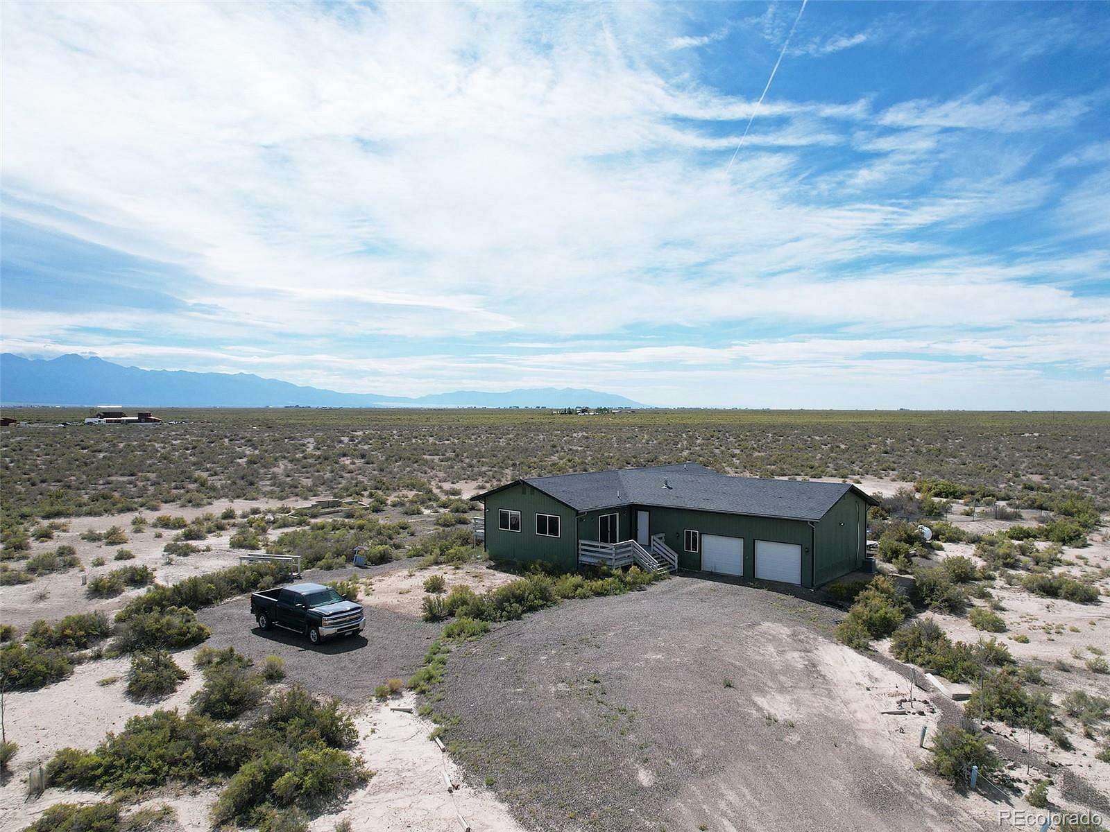 40 Acres of Agricultural Land with Home for Sale in Moffat, Colorado