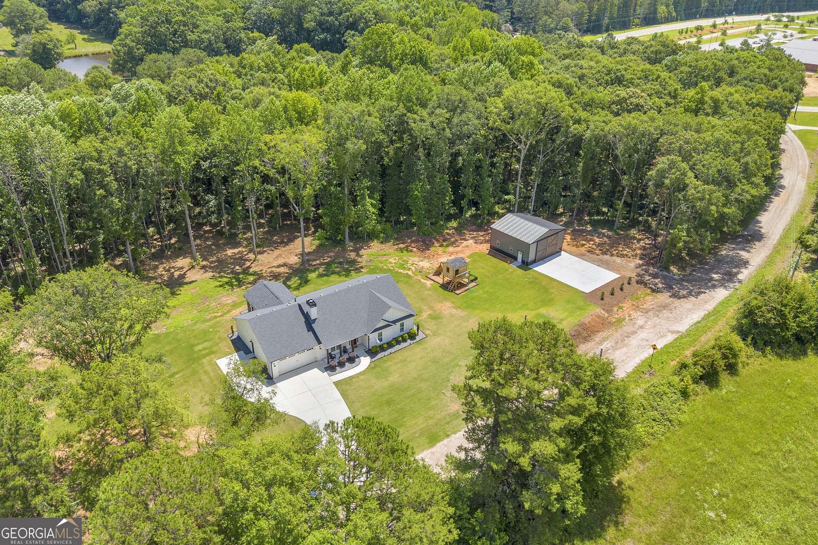 3 Acres of Land with Home for Sale in Statham, Georgia