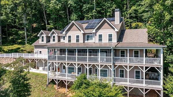 16.6 Acres of Recreational Land with Home for Sale in Otto, North Carolina