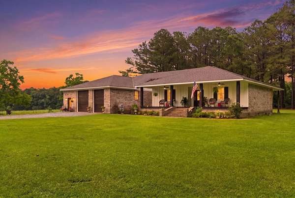5.34 Acres of Land with Home for Sale in Seminary, Mississippi