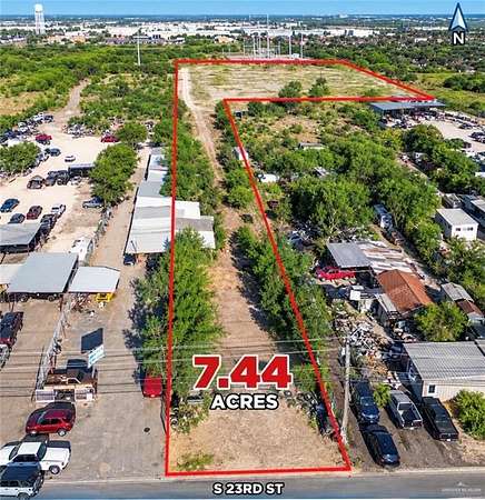 7.44 Acres of Commercial Land for Sale in McAllen, Texas