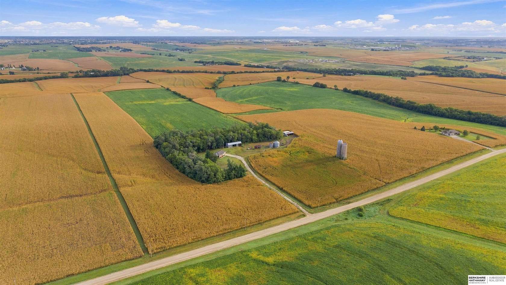 88.7 Acres of Land with Home for Sale in Springfield, Nebraska