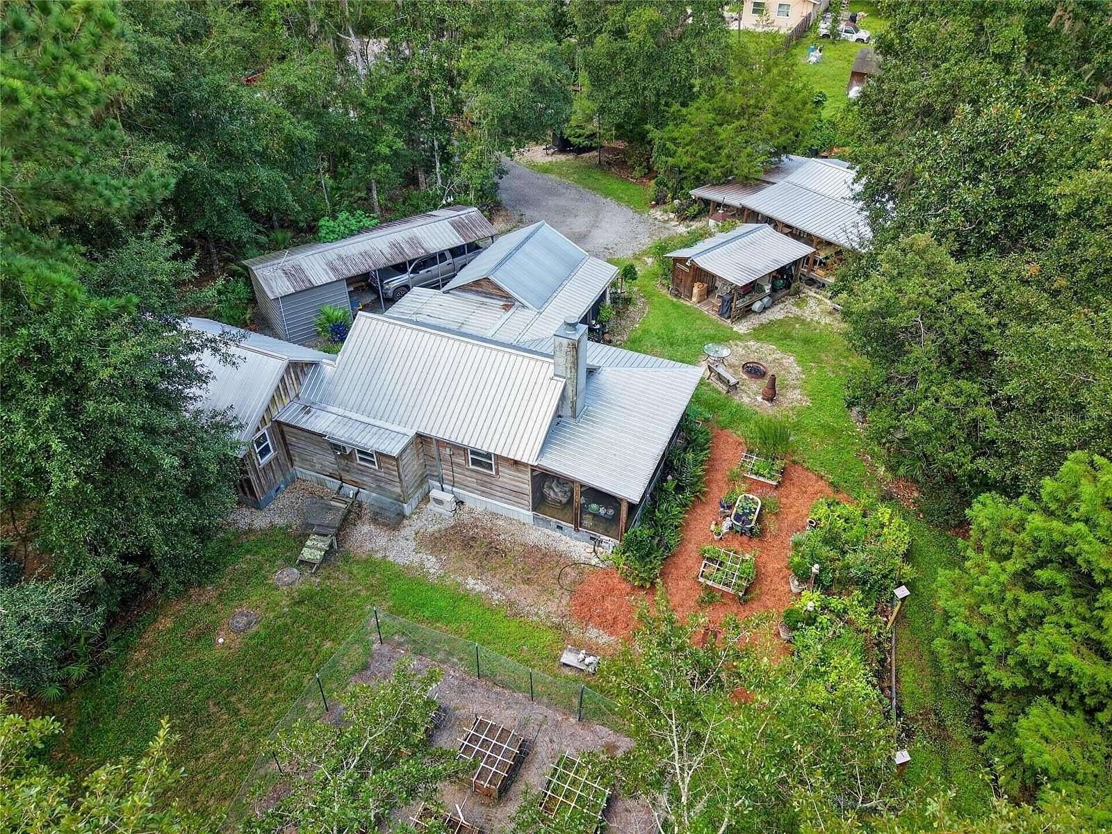 3 Acres of Land with Home for Sale in Micanopy, Florida