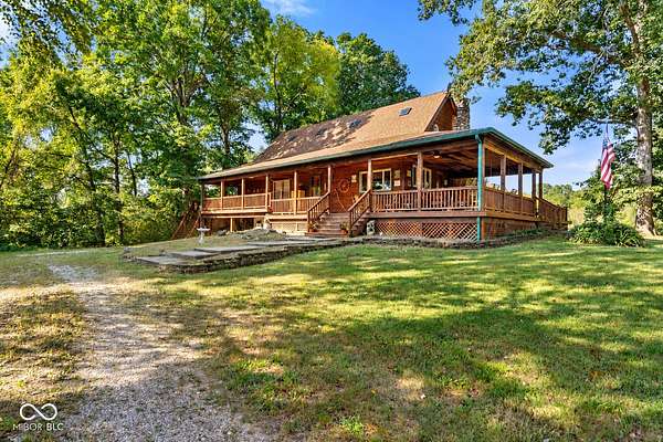 12.6 Acres of Land with Home for Sale in Martinsville, Indiana