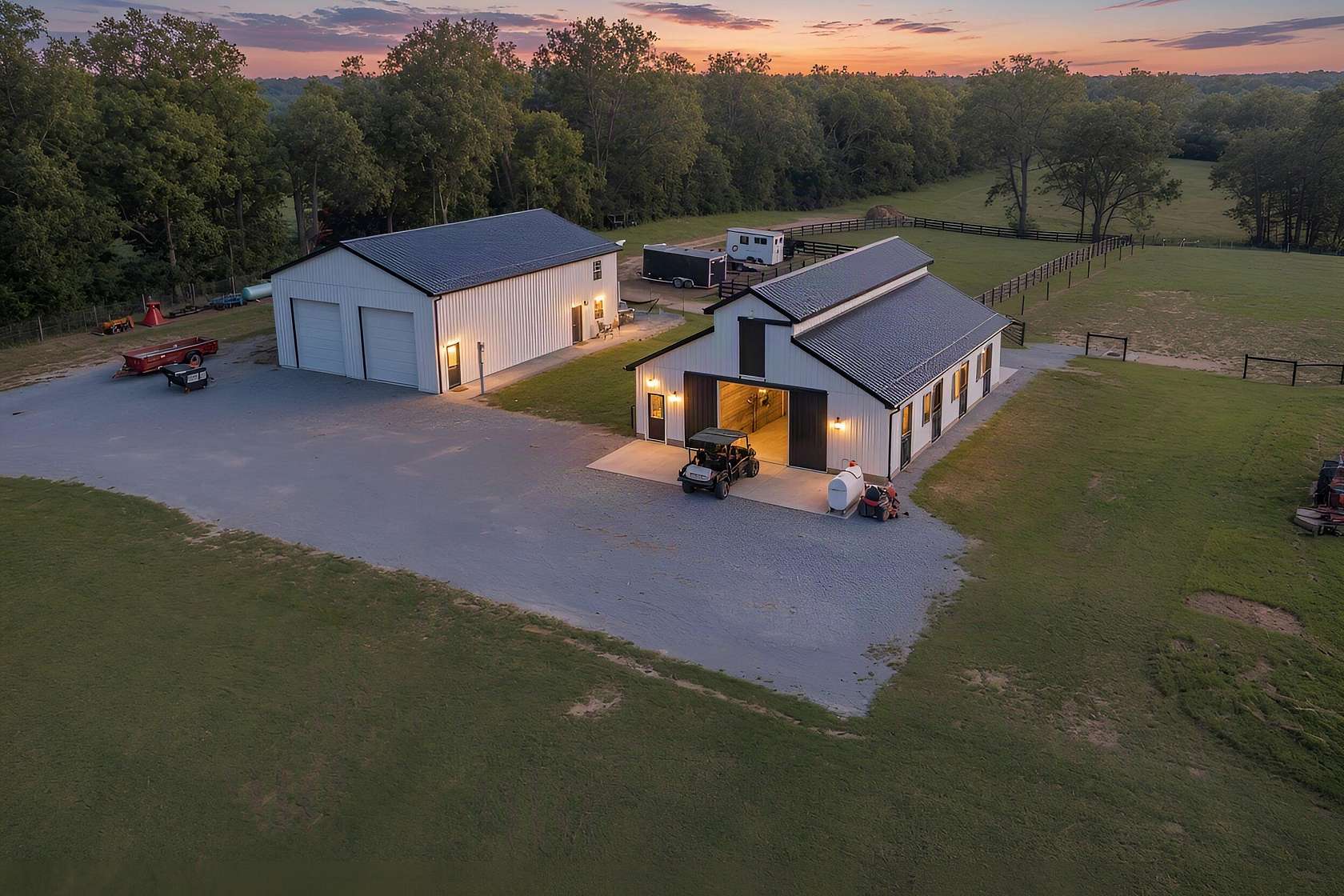 39.6 Acres of Agricultural Land with Home for Sale in Paris, Kentucky