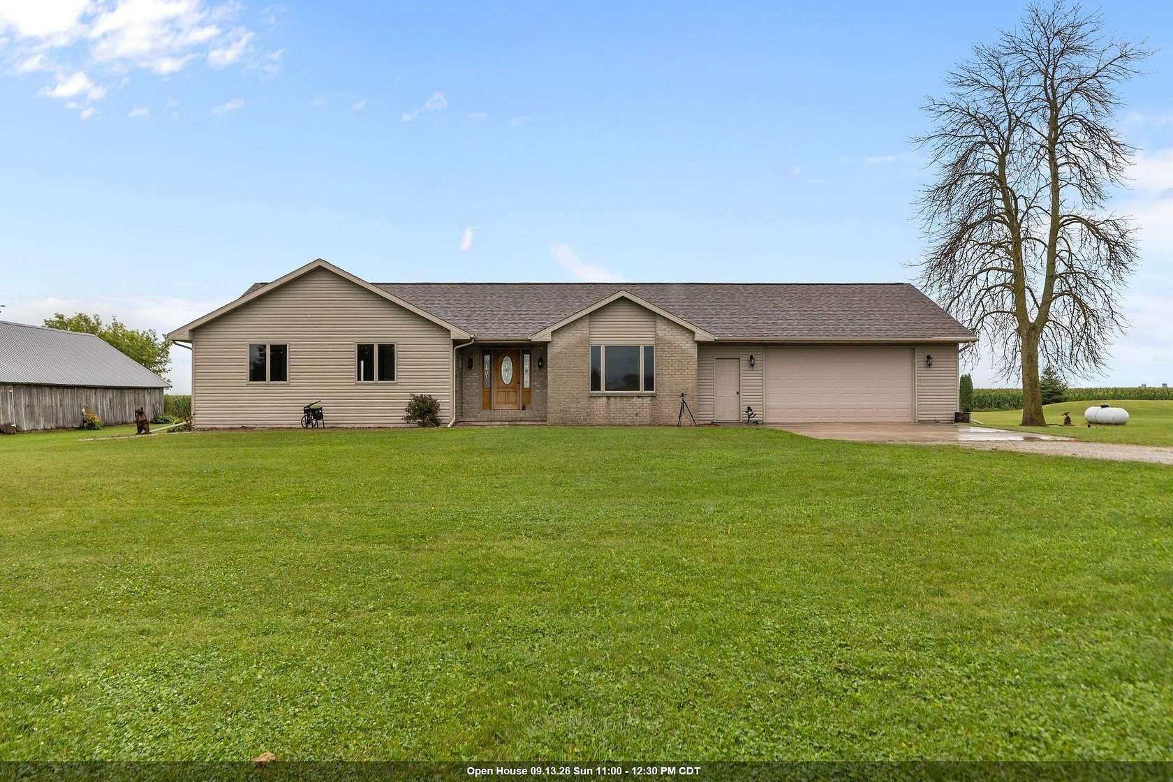 5 Acres of Land with Home for Sale in Seymour, Wisconsin