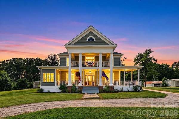 17.3 Acres of Land with Home for Sale in Sharon, South Carolina
