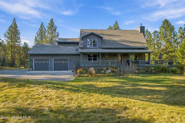 10 Acres of Land with Home for Sale in Coeur d'Alene, Idaho