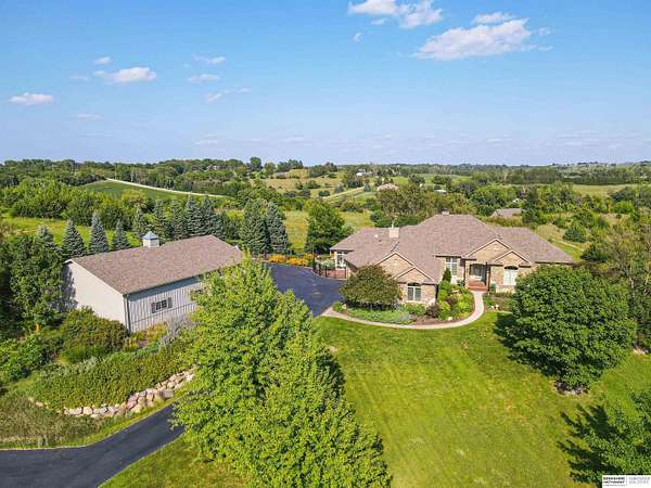 12.6 Acres of Land with Home for Sale in Blair, Nebraska