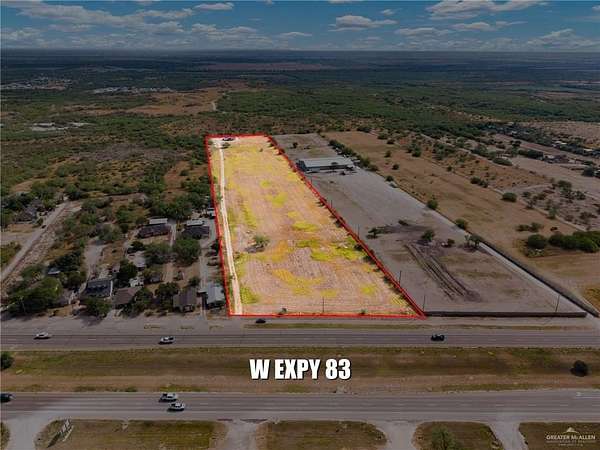 10 Acres of Commercial Land for Lease in Sullivan City, Texas