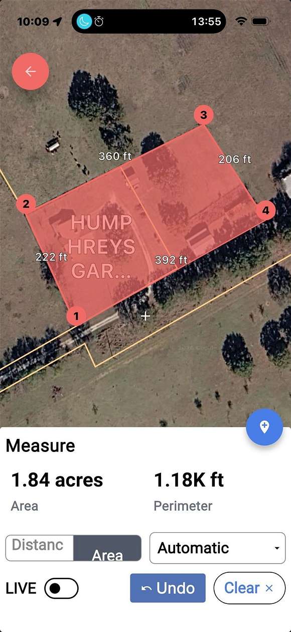 1.84 Acres of Land with Home for Sale in Covington, Texas