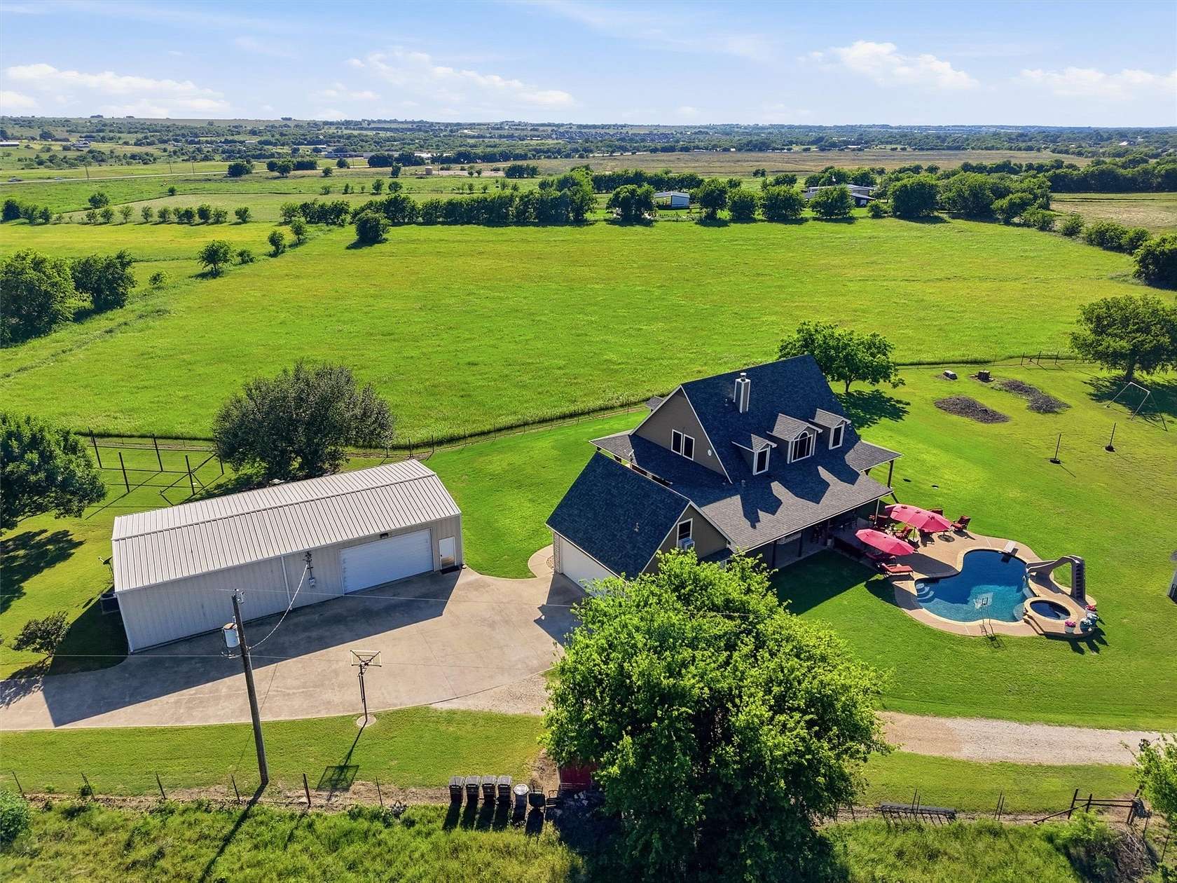 12.5 Acres of Land with Home for Sale in Godley, Texas