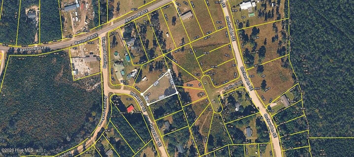 0.58 Acres of Residential Land for Sale in Bolivia, North Carolina