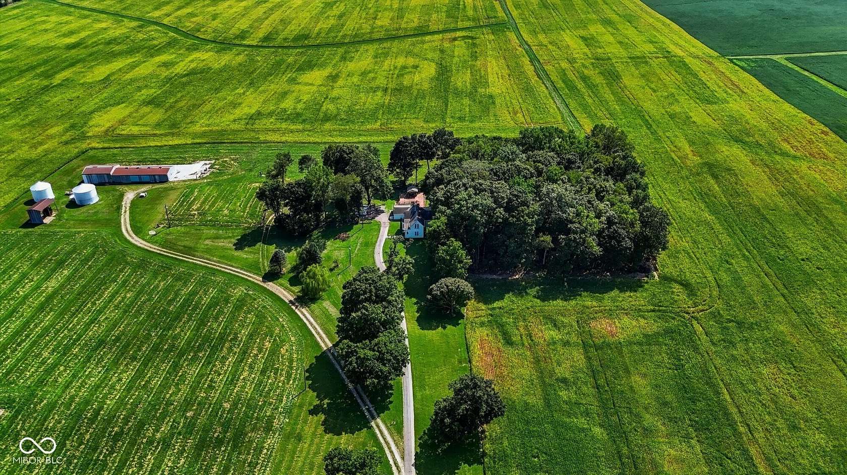 168 Acres of Land with Home for Sale in Franklin, Indiana
