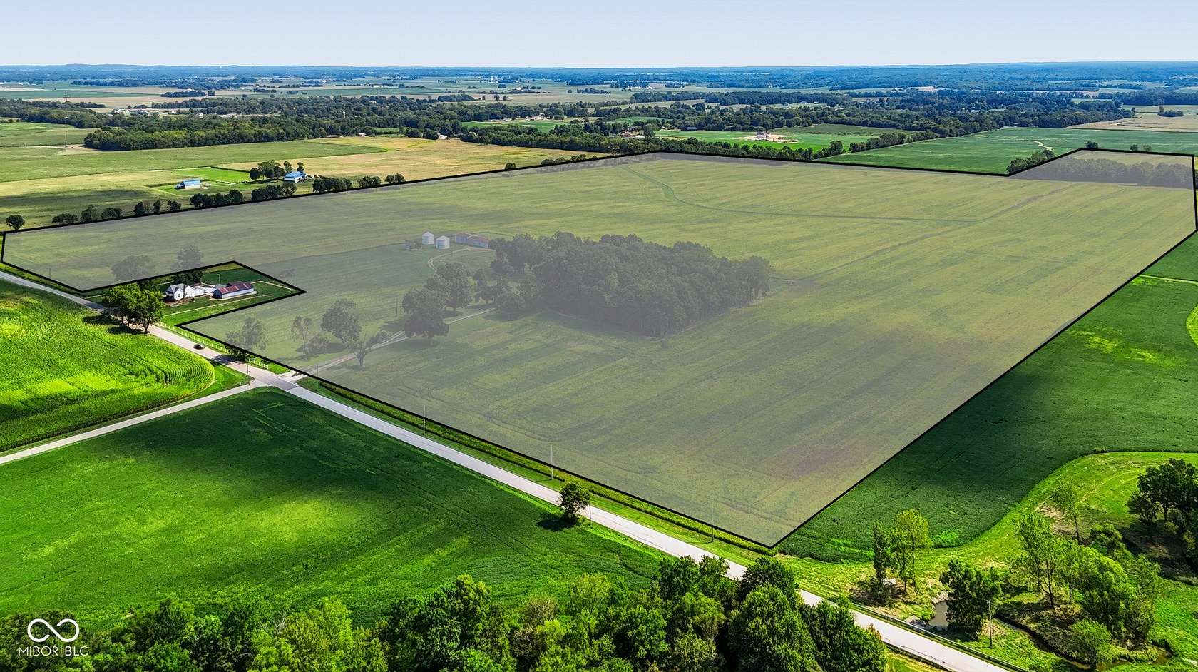 168 Acres of Land with Home for Sale in Franklin, Indiana
