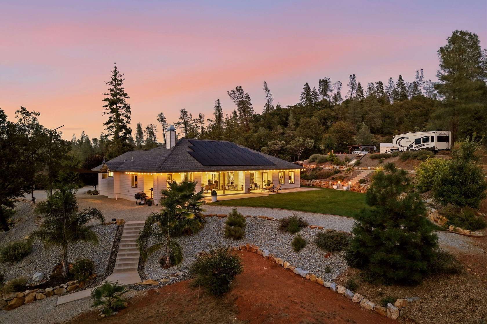 13.4 Acres of Recreational Land with Home for Sale in Bella Vista, California