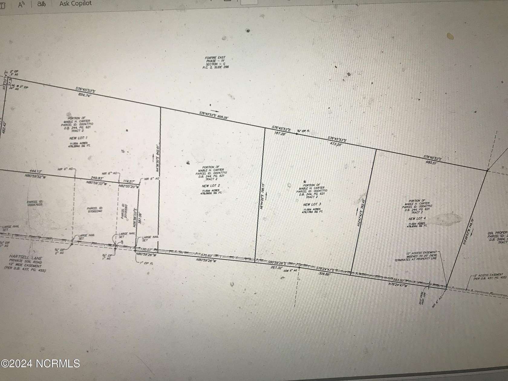 44 Acres of Land for Sale in Jackson Springs, North Carolina