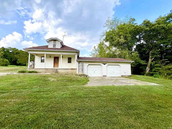 5 Acres of Land with Home for Sale in Birdseye, Indiana
