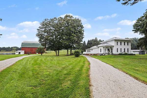 7 Acres of Land with Home for Sale in Bellevue, Michigan