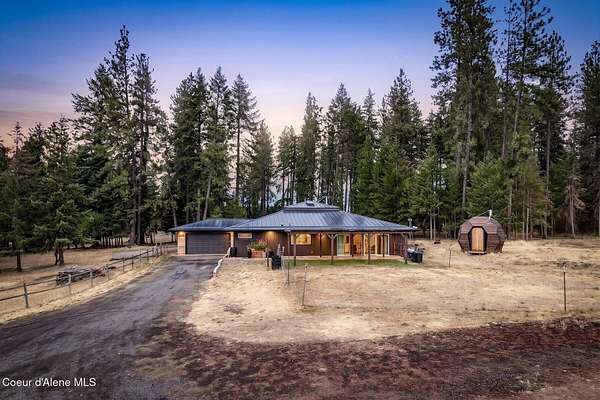 5.47 Acres of Land with Home for Sale in Coeur d'Alene, Idaho