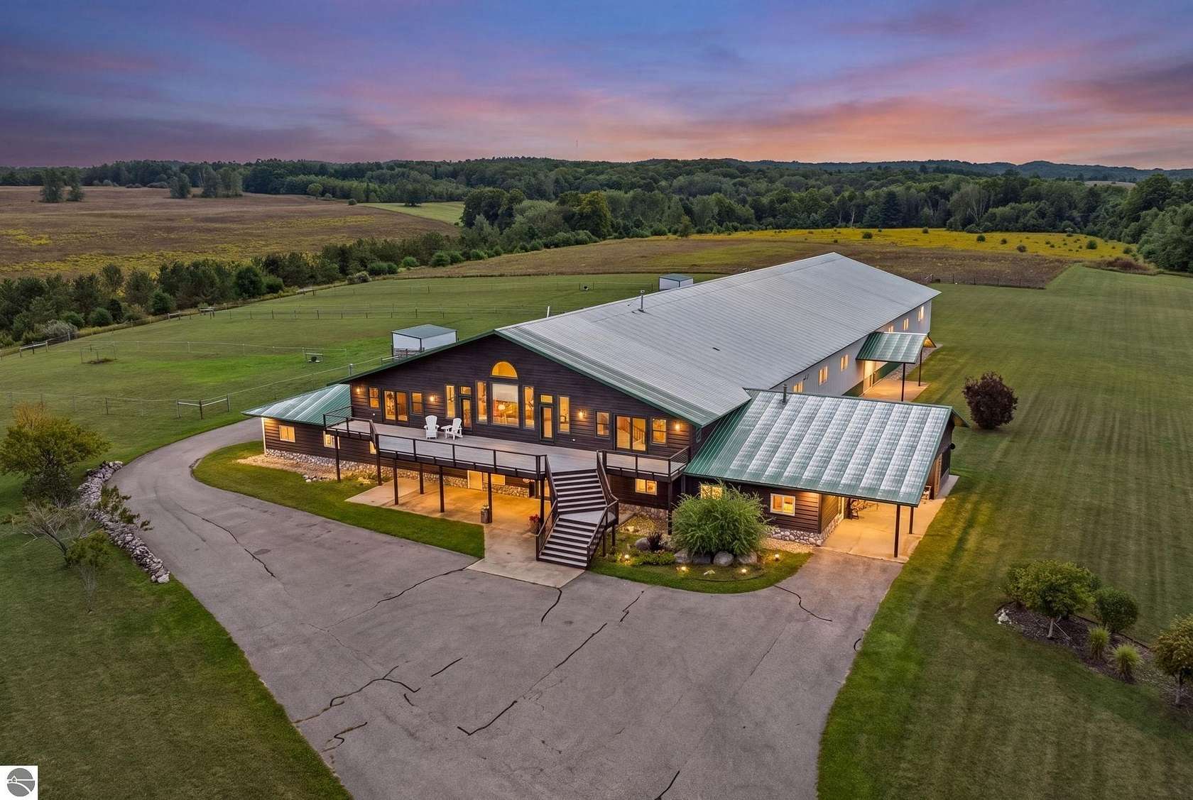 180 Acres of Land with Home for Sale in East Jordan, Michigan